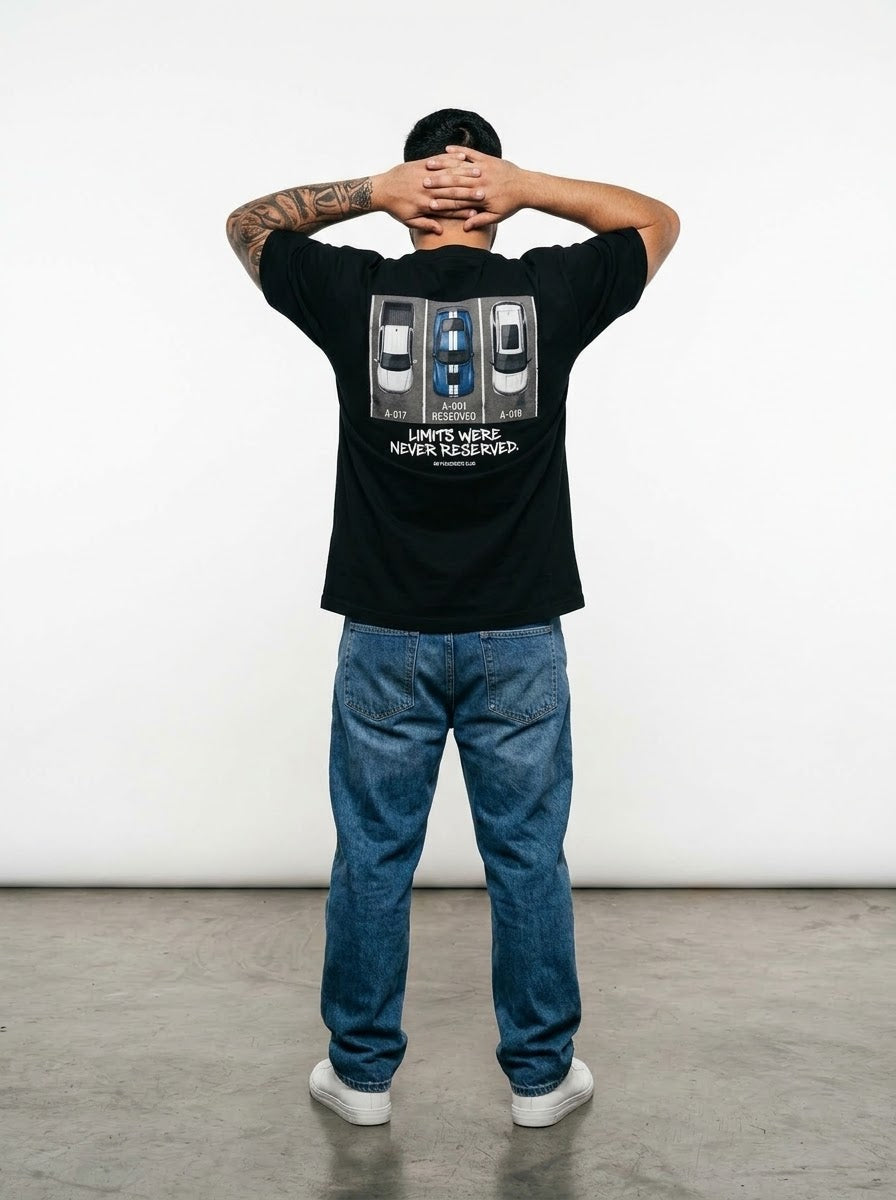MUSTANG PARK™ Over-sized Black t-shirt