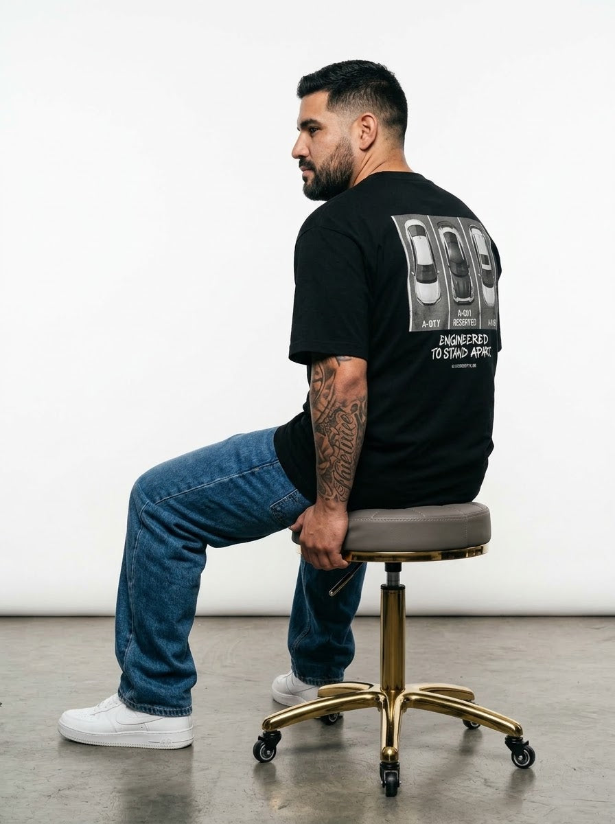 GTR PARK™ Over-sized Black t-shirt
