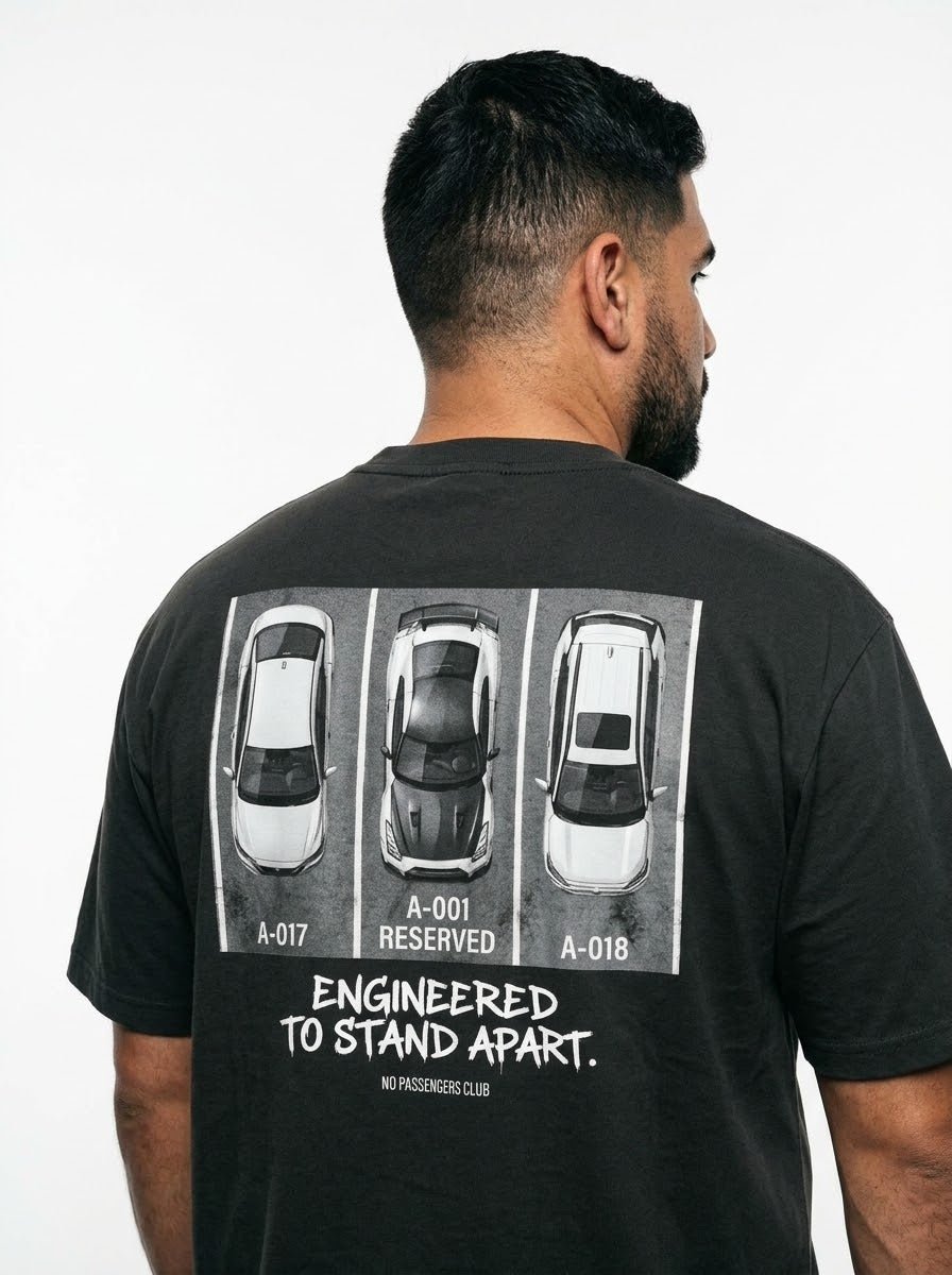 GTR PARK™ Over-sized Black t-shirt