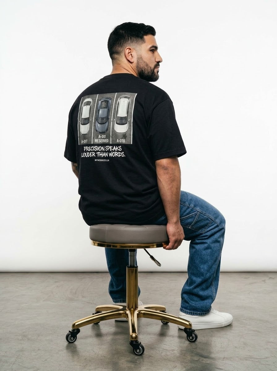 R8 PARK™ Over-sized Black t-shirt
