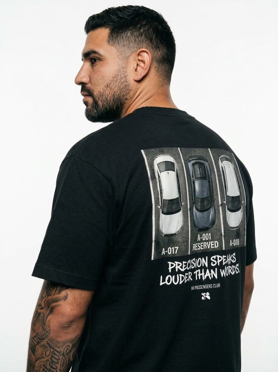 R8 PARK™ Over-sized Black t-shirt