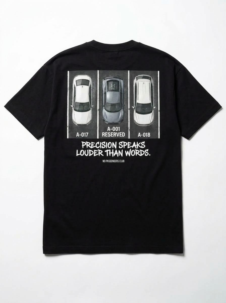 R8 PARK™ Over-sized Black t-shirt