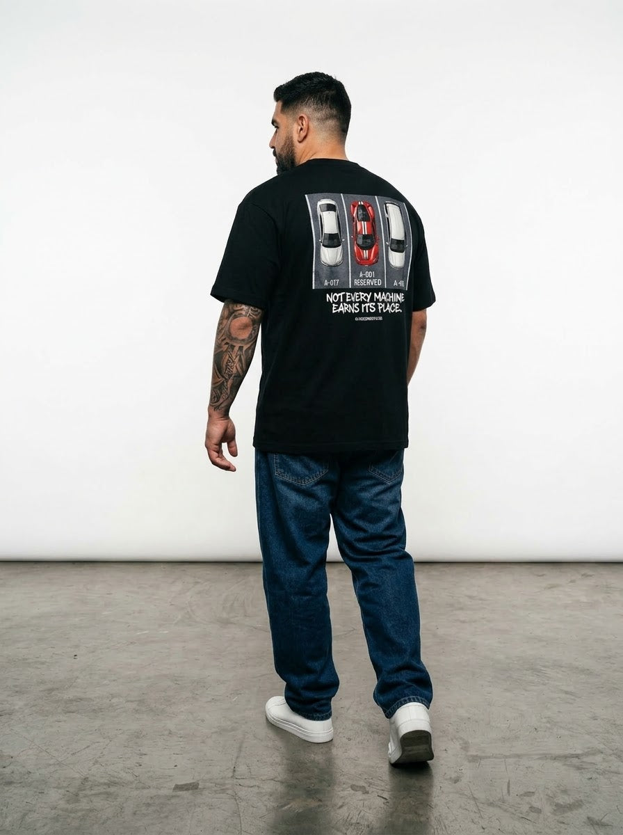 488 PARK™ Over-sized Black t-shirt