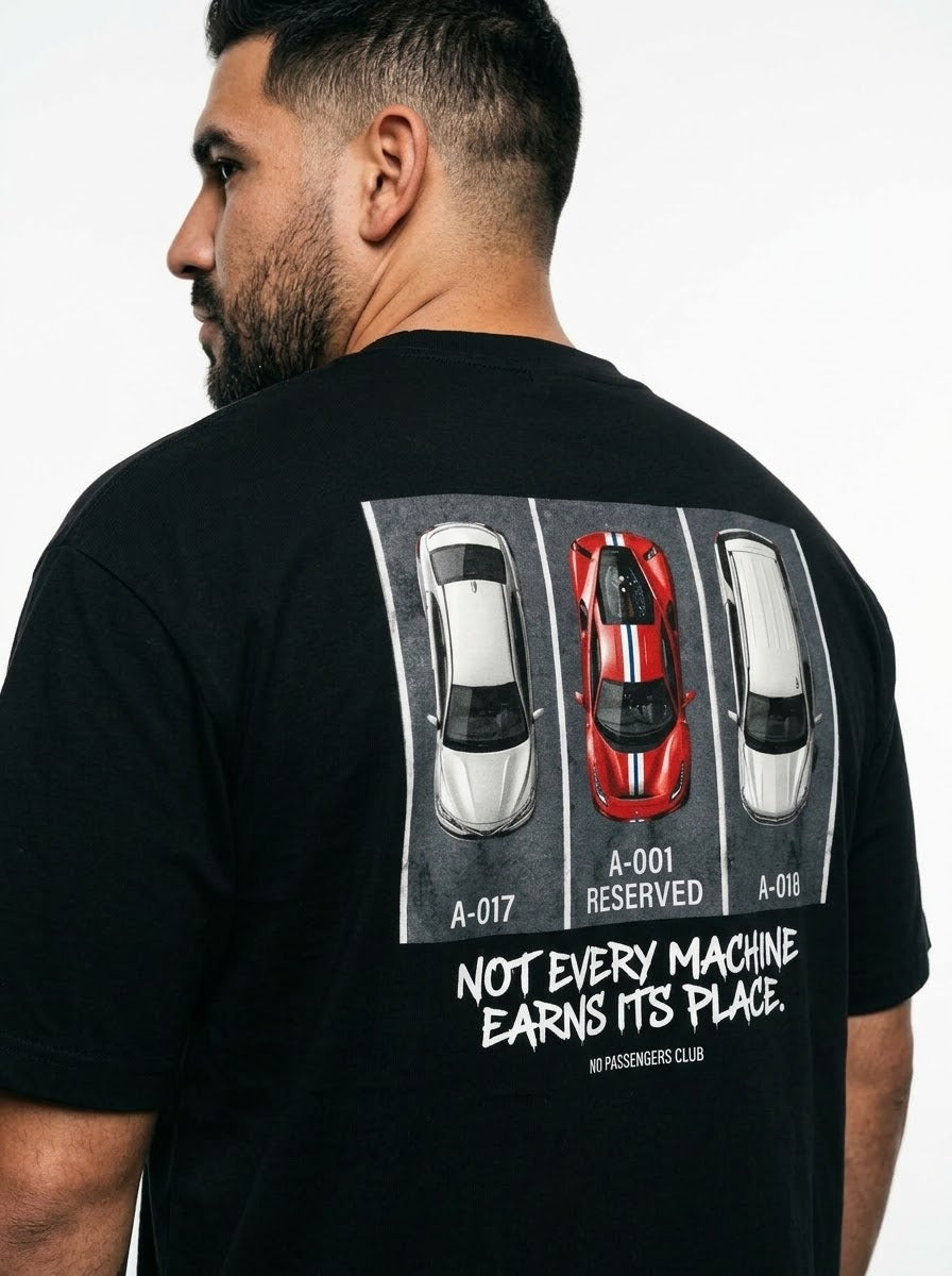 488 PARK™ Over-sized Black t-shirt