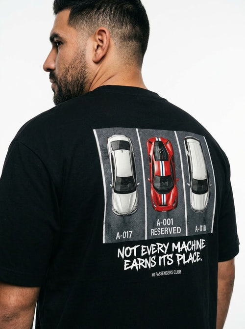 488 PARK™ Over-sized Black t-shirt