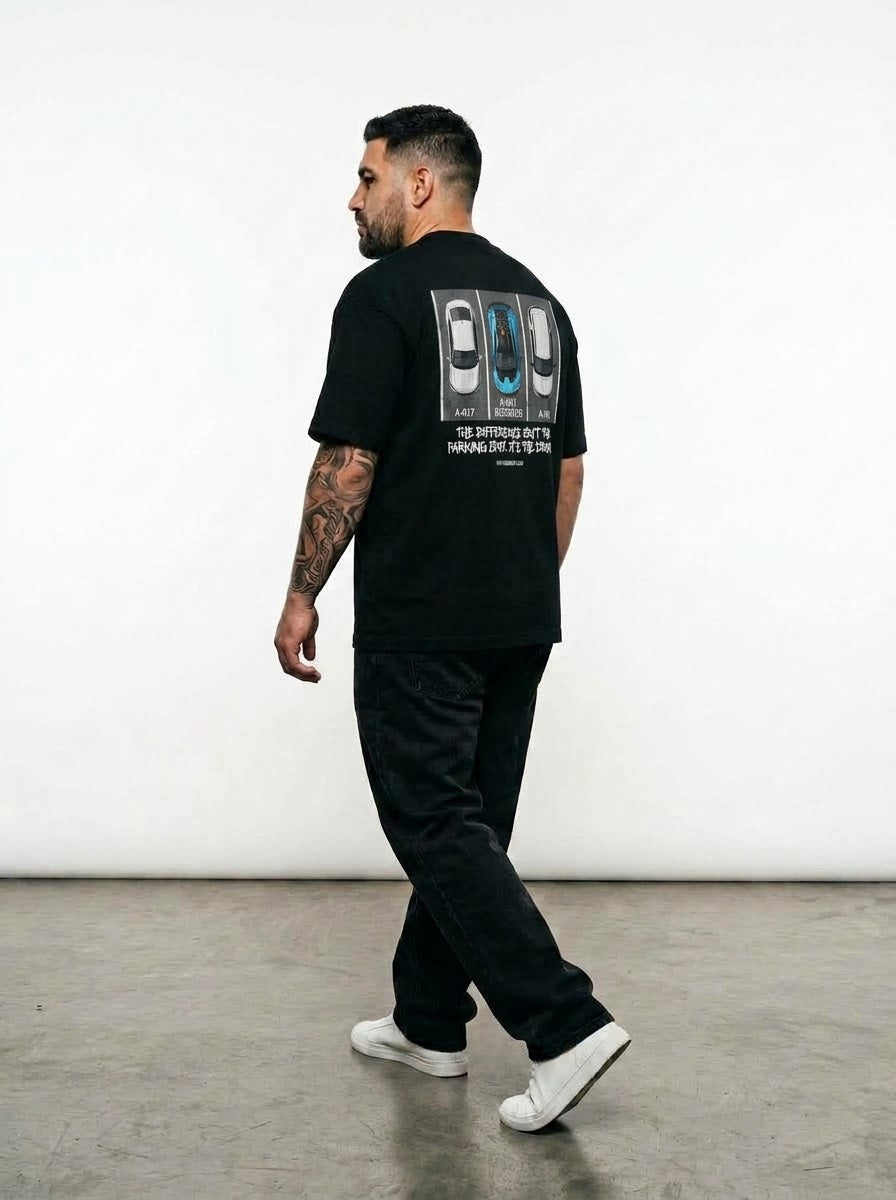 STO PARK™ Over-sized Black t-shirt