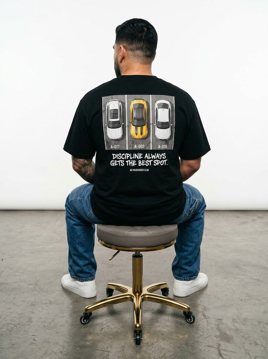 M4 PARK™ Over-sized Black t-shirt