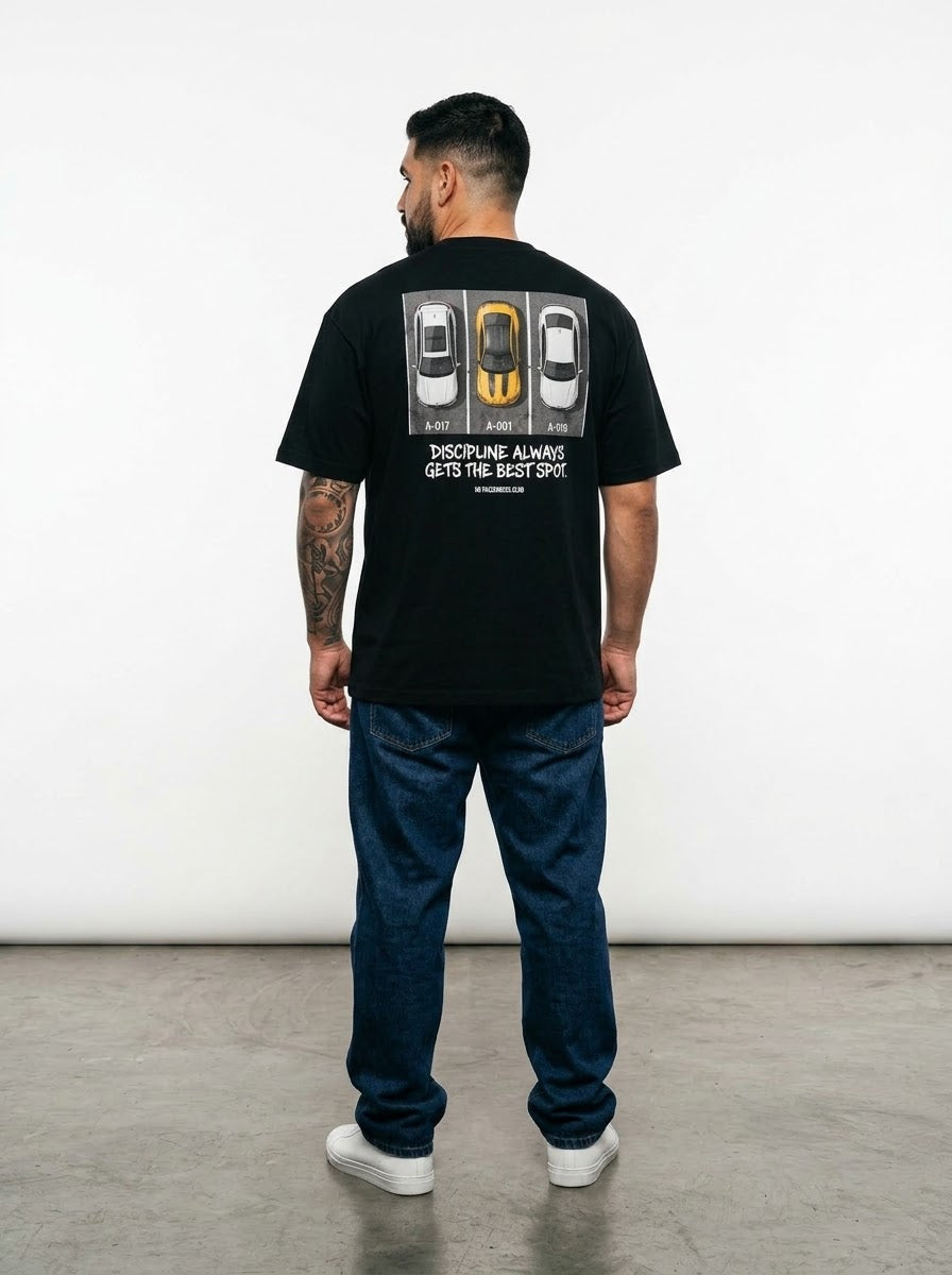 M4 PARK™ Over-sized Black t-shirt