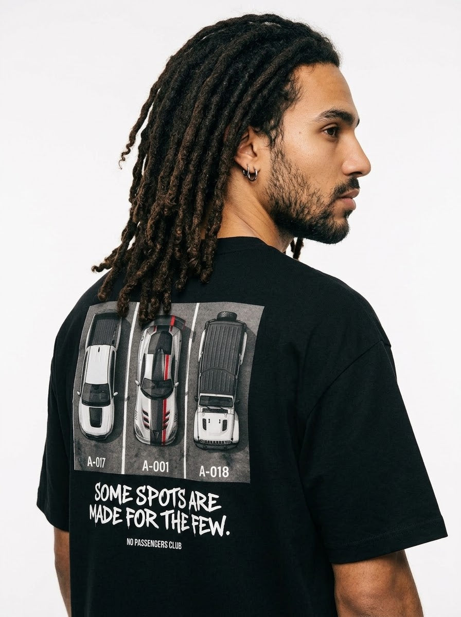 VIPER PARK™ Over-sized Black t-shirt