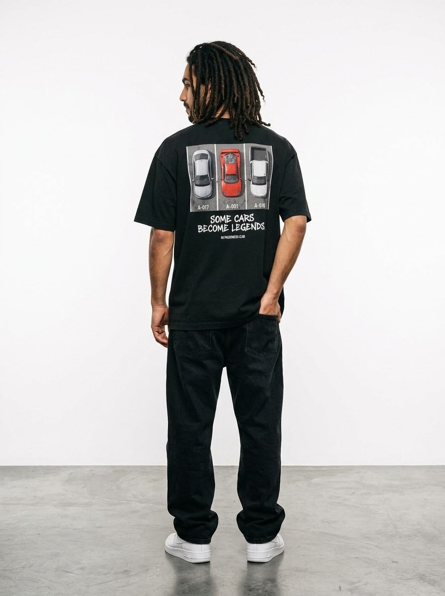 F40 PARK™ Over-sized Black t-shirt