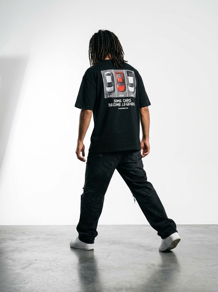 F40 PARK™ Over-sized Black t-shirt