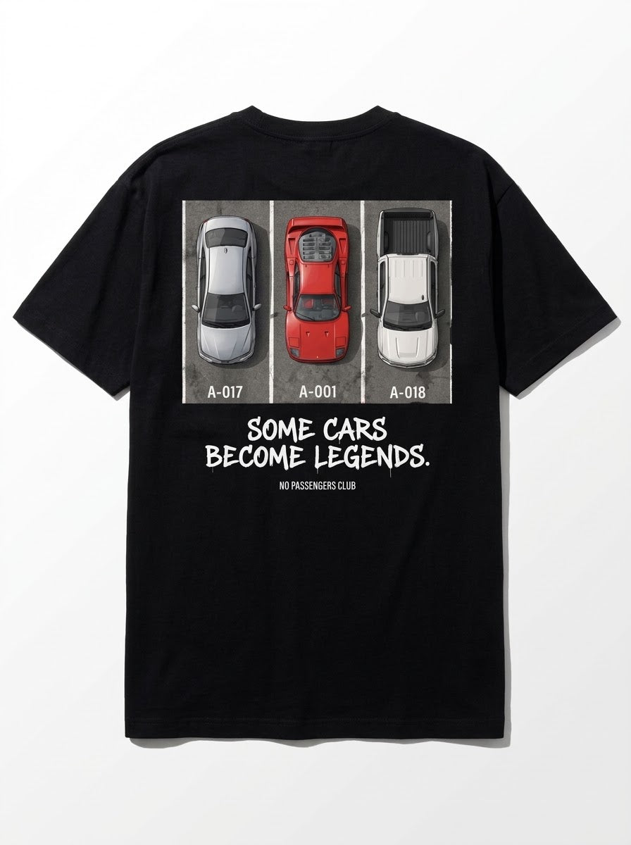 F40 PARK™ Over-sized Black t-shirt