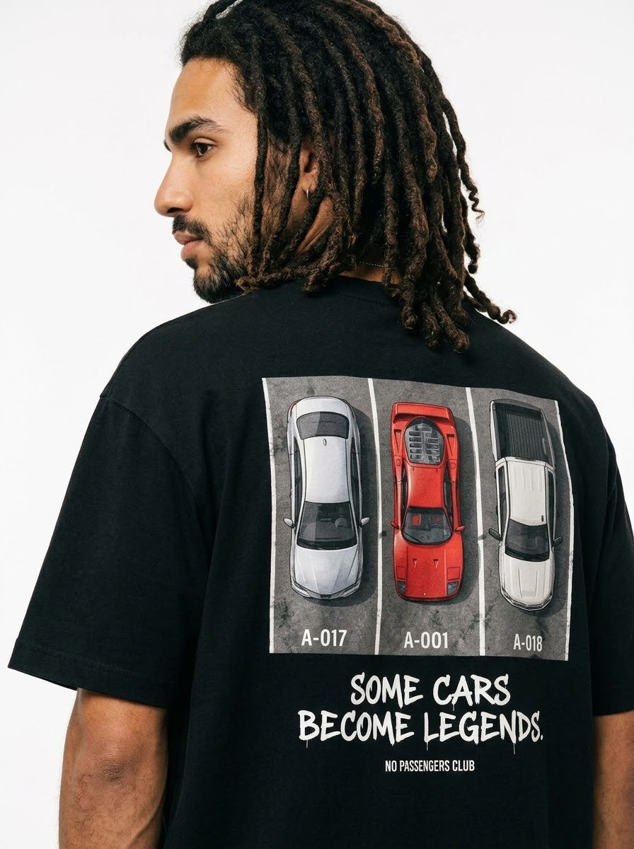F40 PARK™ Over-sized Black t-shirt
