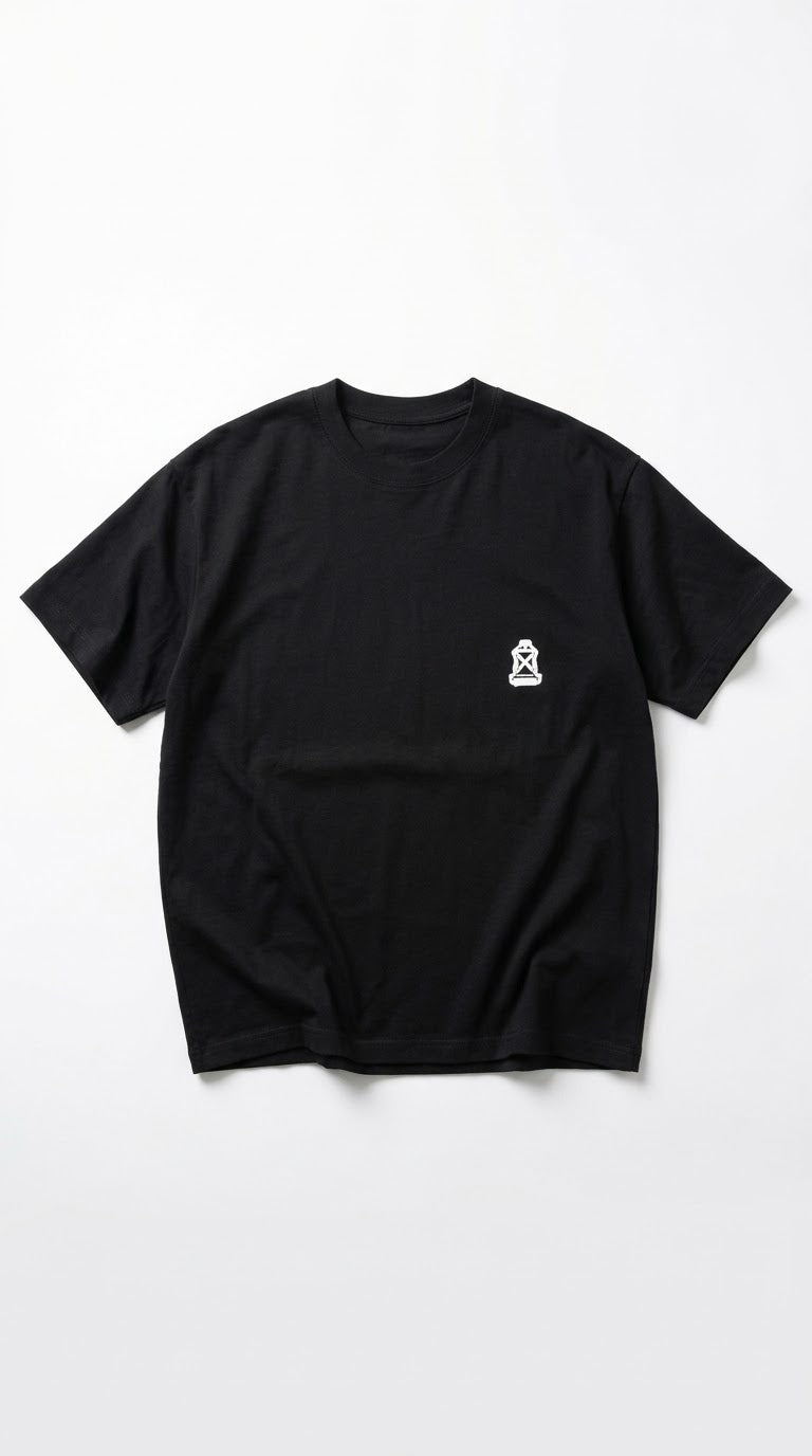 488 PARK™ Over-sized Black t-shirt