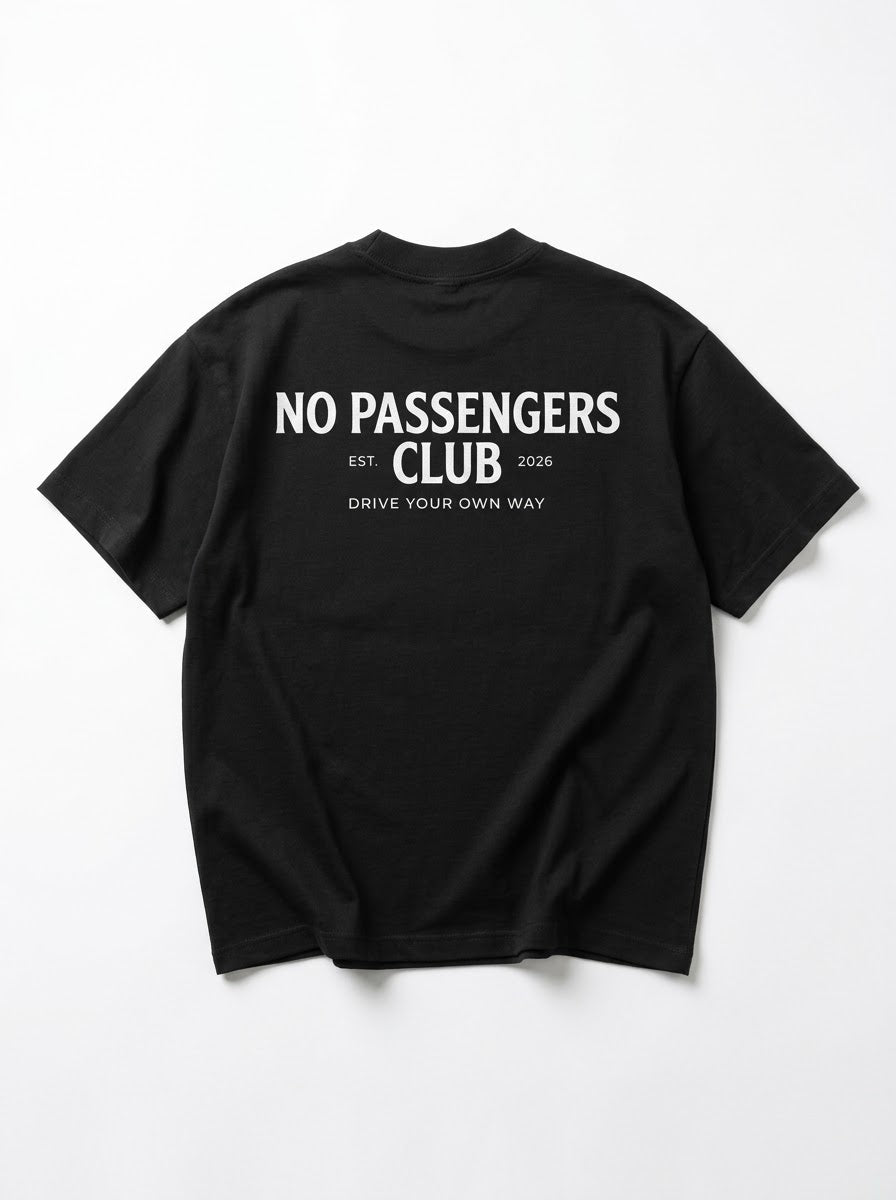 EST 2026 Over-sized Black t-shirt