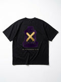 PURPLE SEAT Over-sized Black t-shirt