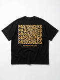 GOLDEN TWISTED Over-sized Black t-shirt