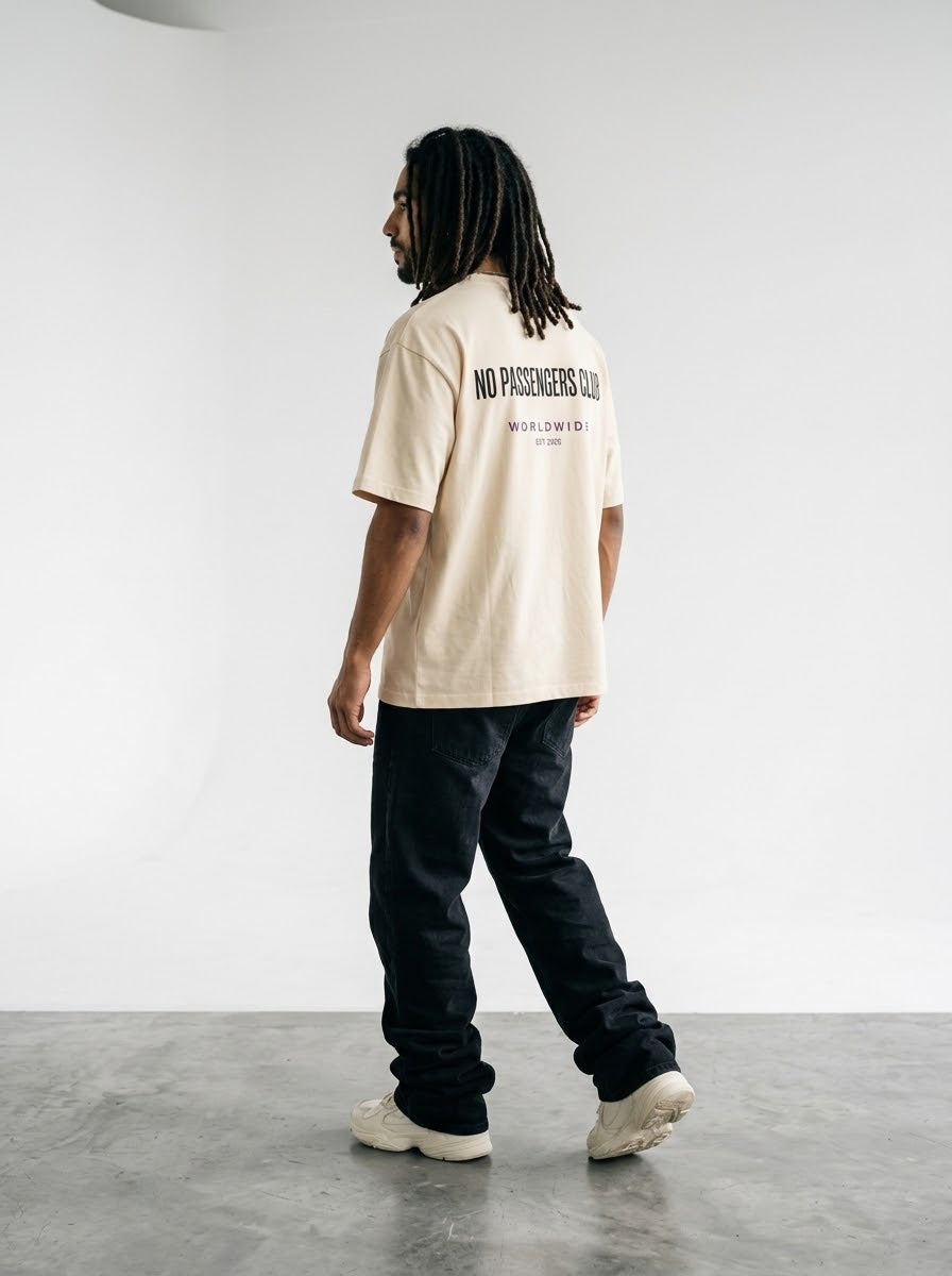 BASIC NO PASSENGERS Oversized T-Shirt