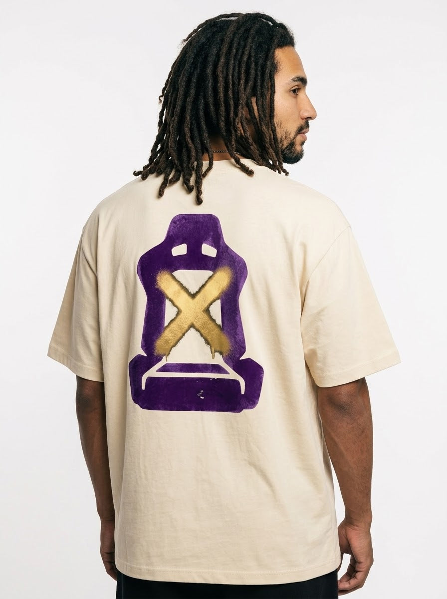 PURPLE SEAT Oversized T-Shirt