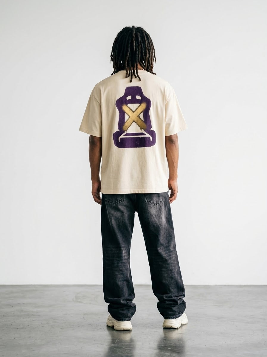 PURPLE SEAT Oversized T-Shirt