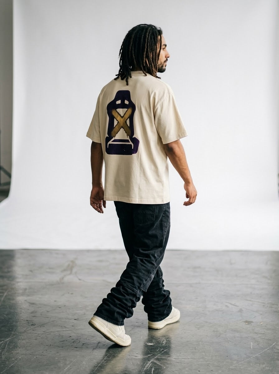 PURPLE SEAT Oversized T-Shirt