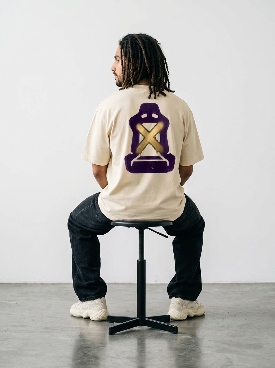 PURPLE SEAT Oversized T-Shirt