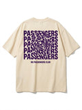 PURPLE TWISTED Oversized T-Shirt