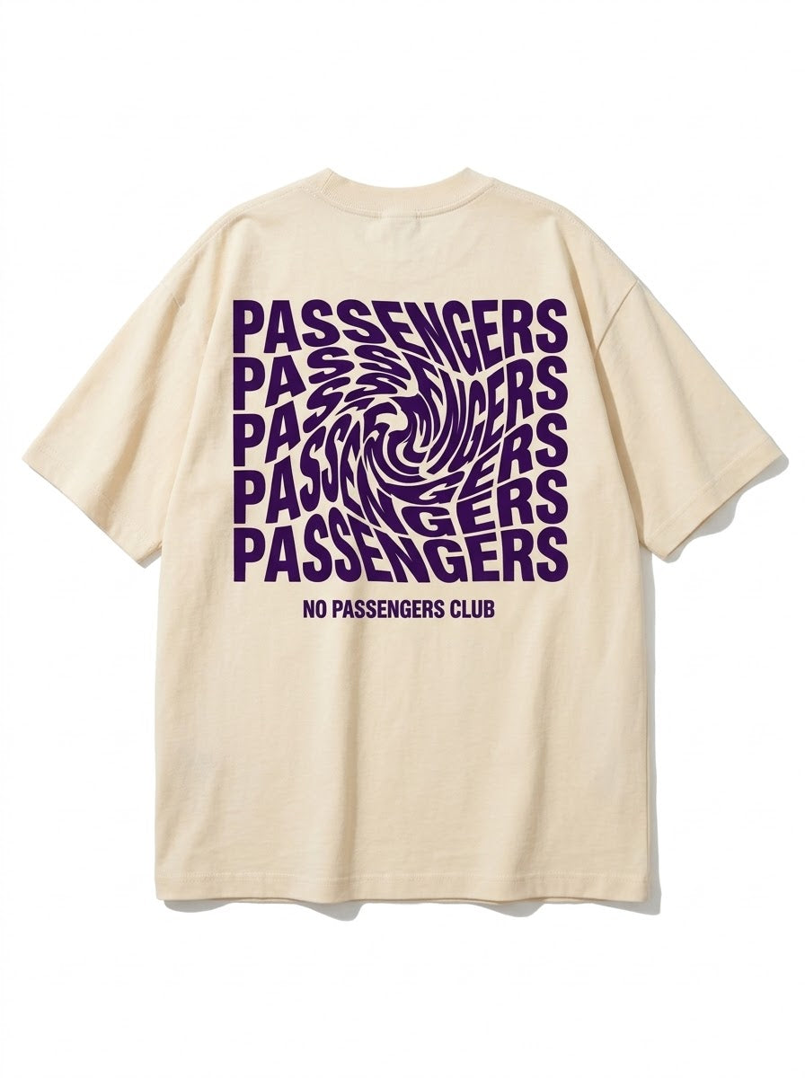 PURPLE TWISTED Oversized T-Shirt