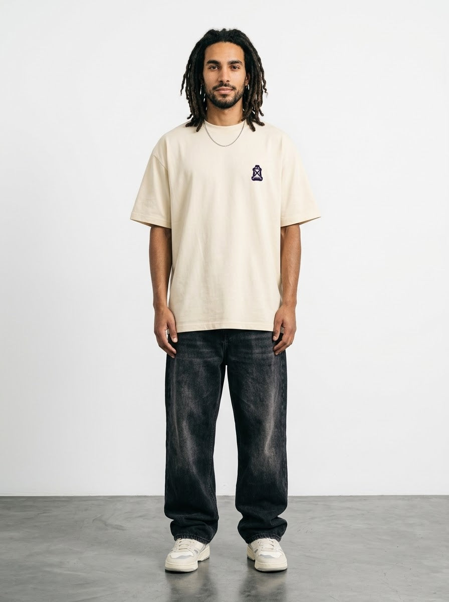 PURPLE TWISTED Oversized T-Shirt