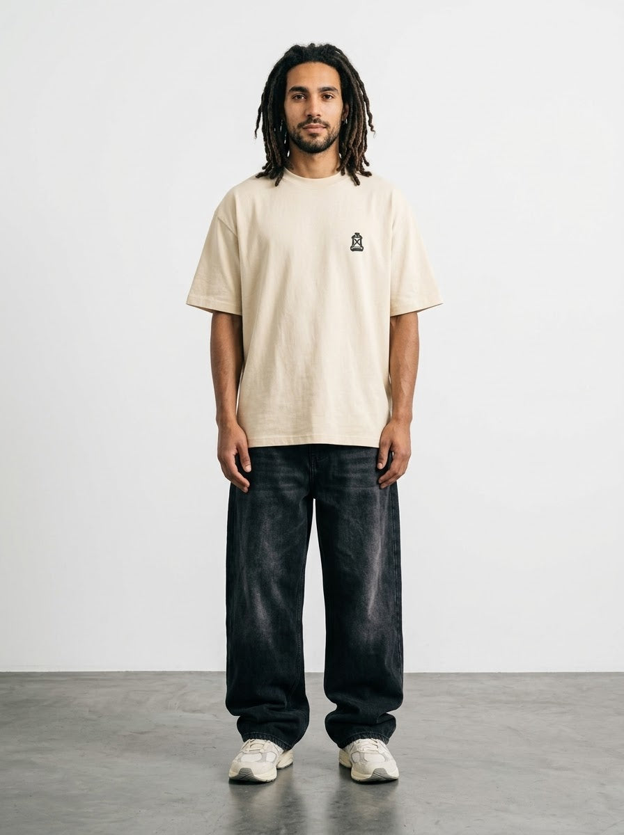 CLOUDY NO PASSENGERS Oversized T-Shirt