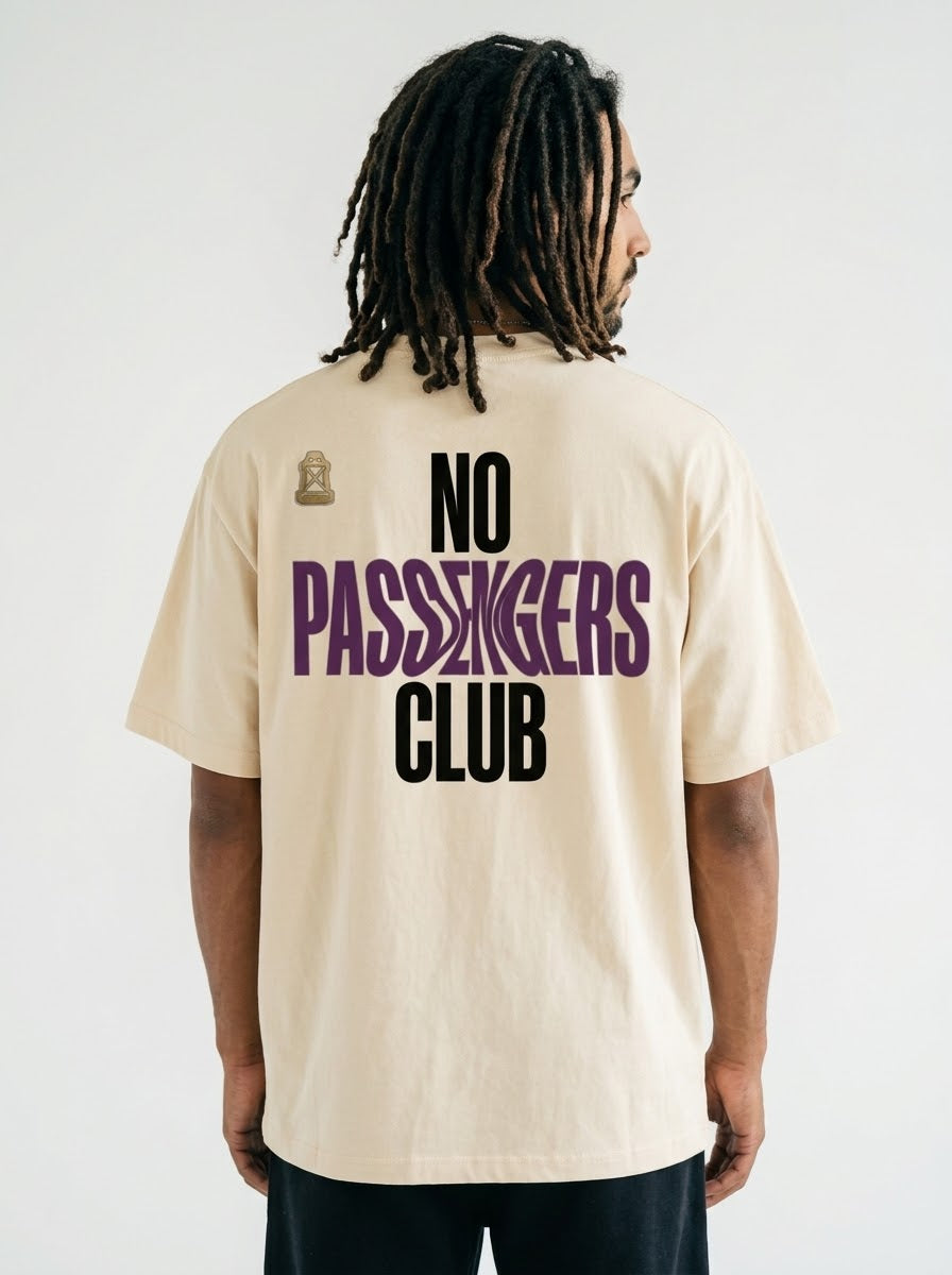 BLURRY PASSENGERS Oversized T-Shirt
