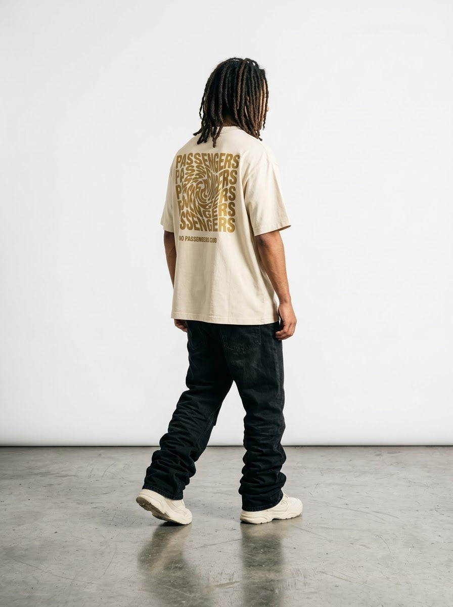 GOLDEN TWISTED Oversized T-Shirt