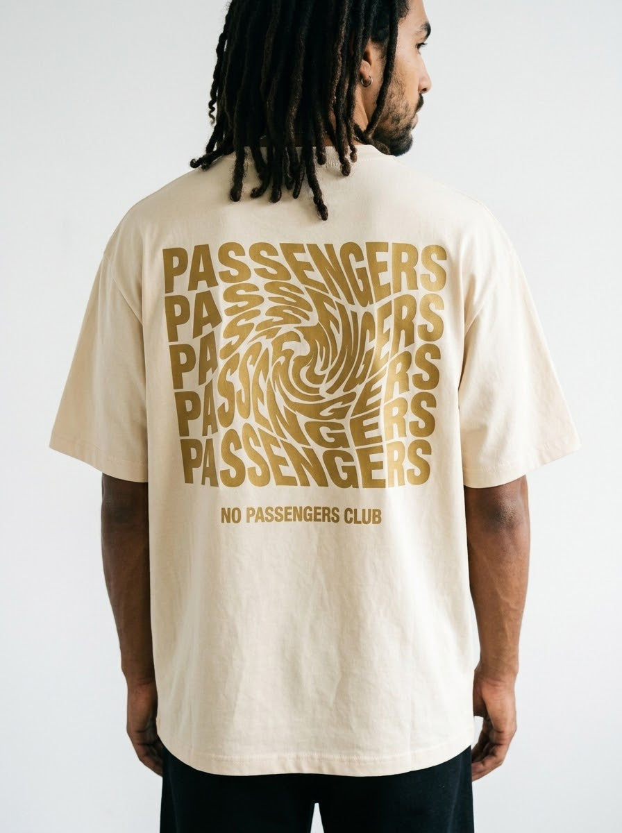 GOLDEN TWISTED Oversized T-Shirt