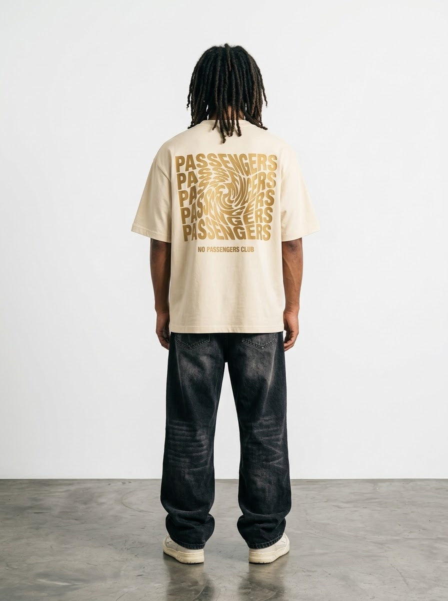 GOLDEN TWISTED Oversized T-Shirt