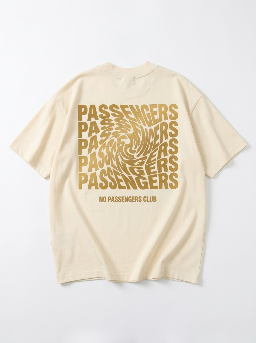GOLDEN TWISTED Oversized T-Shirt