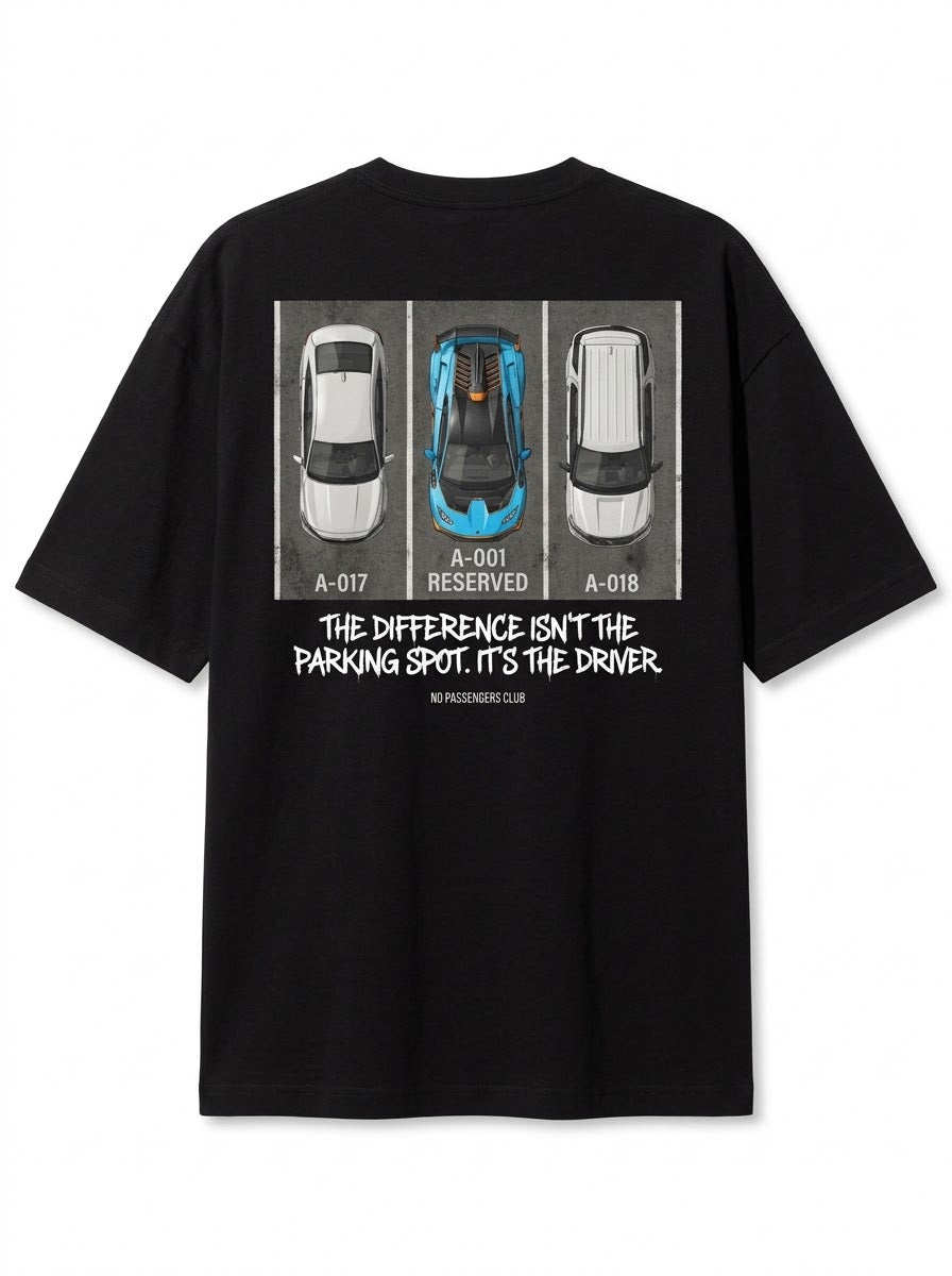 HURACAN STO PARK™ Oversized Black T-shirt