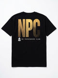 YELLOW GRADIENT Oversized Black T-shirt