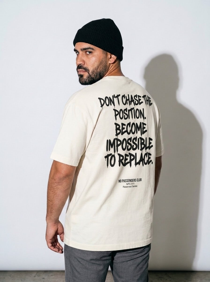 DON'T CHASE Oversized T-shirt