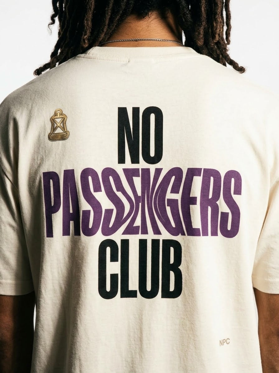 NO PASSENGERS VOID Oversized T-shirt