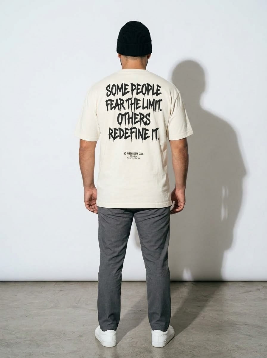 FEAR THE LIMIT Oversized T-shirt