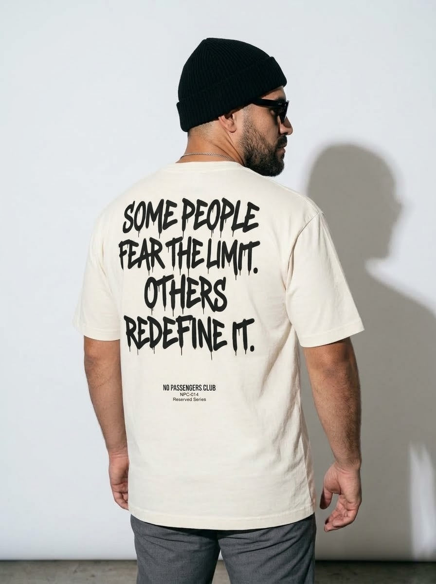FEAR THE LIMIT Oversized T-shirt