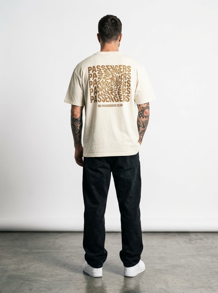 GOLDEN BLURRY Oversized T-shirt