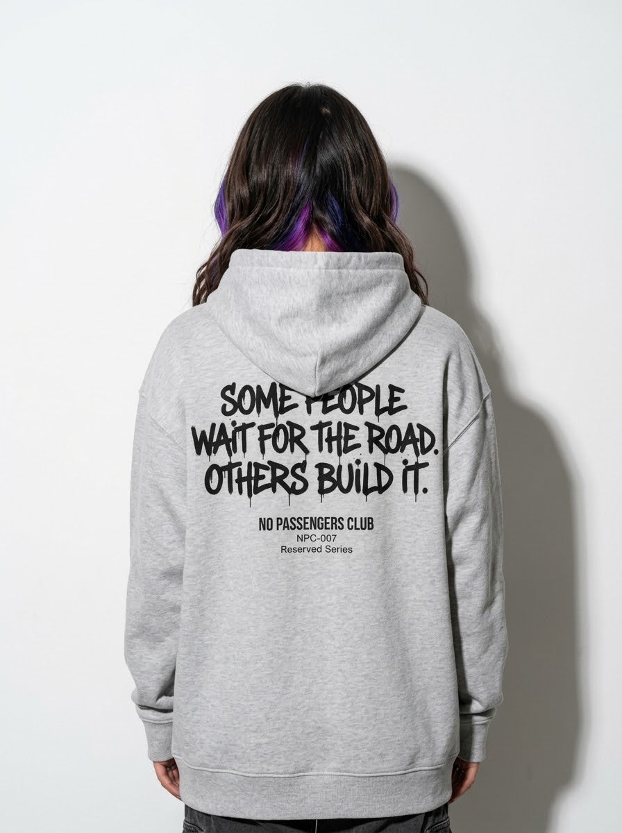 OTHER BUILD IT Relaxed Grey Hoodie