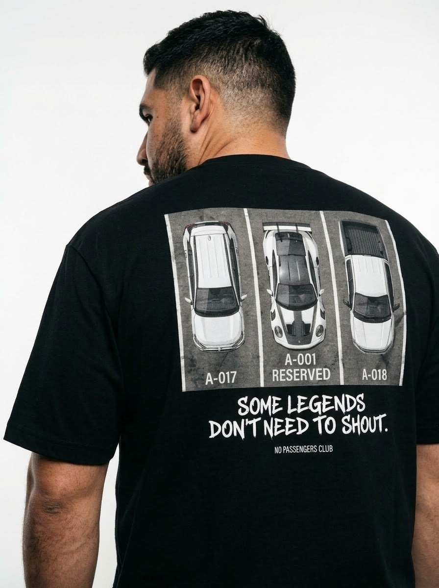 GT3 RS PARK™ Oversized Black T-shirt