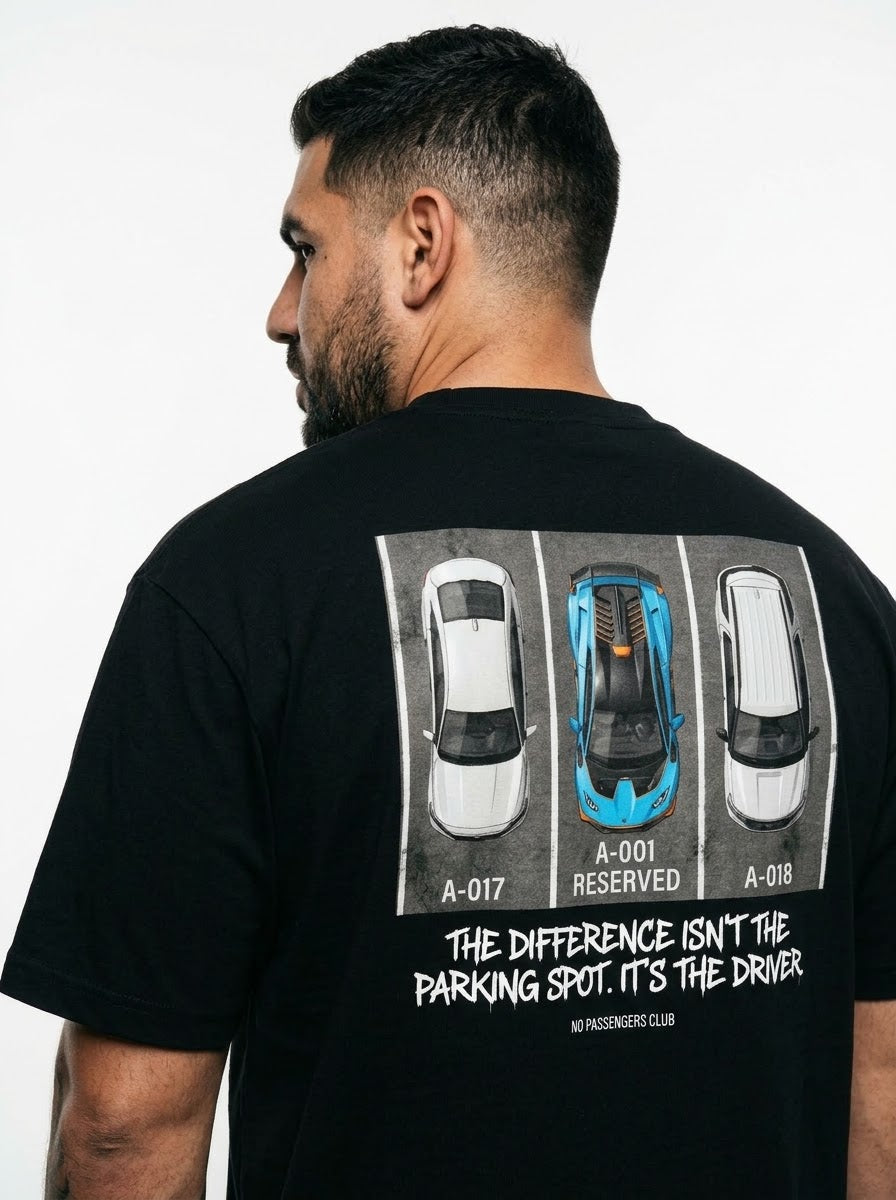 HURACAN STO PARK™ Oversized Black T-shirt