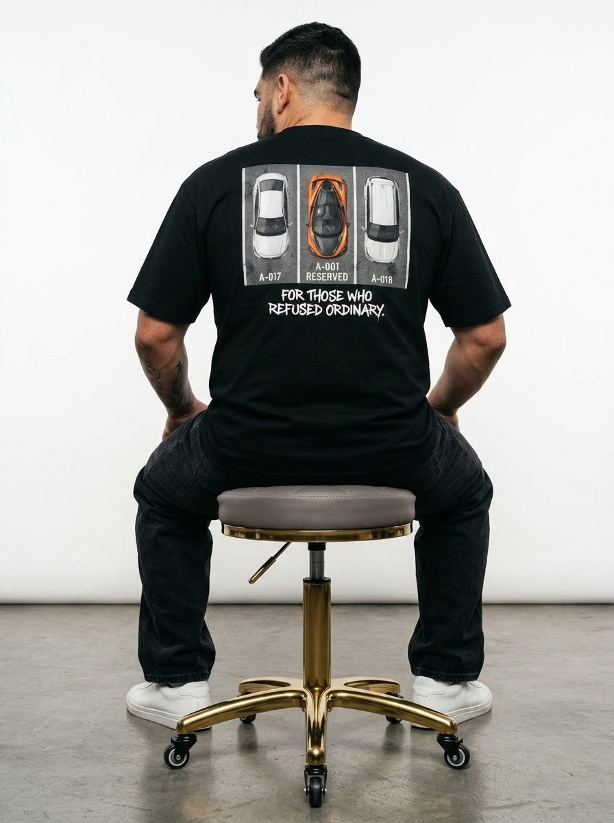720s PARK™ Oversized Black T-shirt