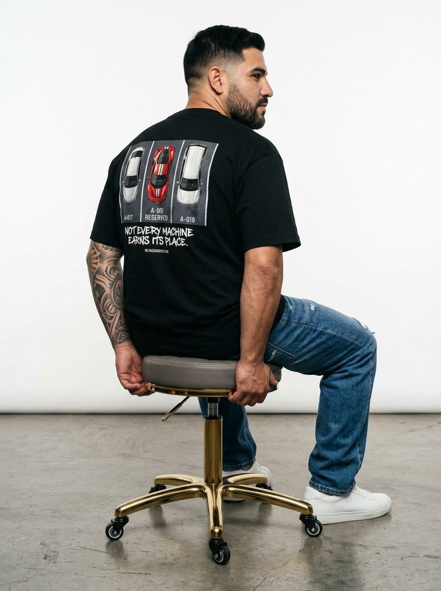 488 PARK™ Oversized Black T-shirt