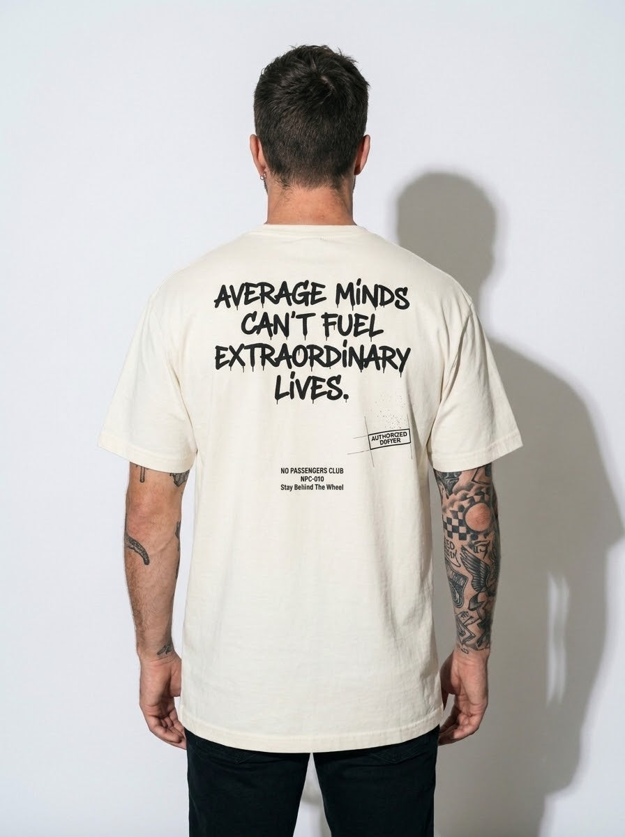 AVERAGE MINDS Oversized T-shirt