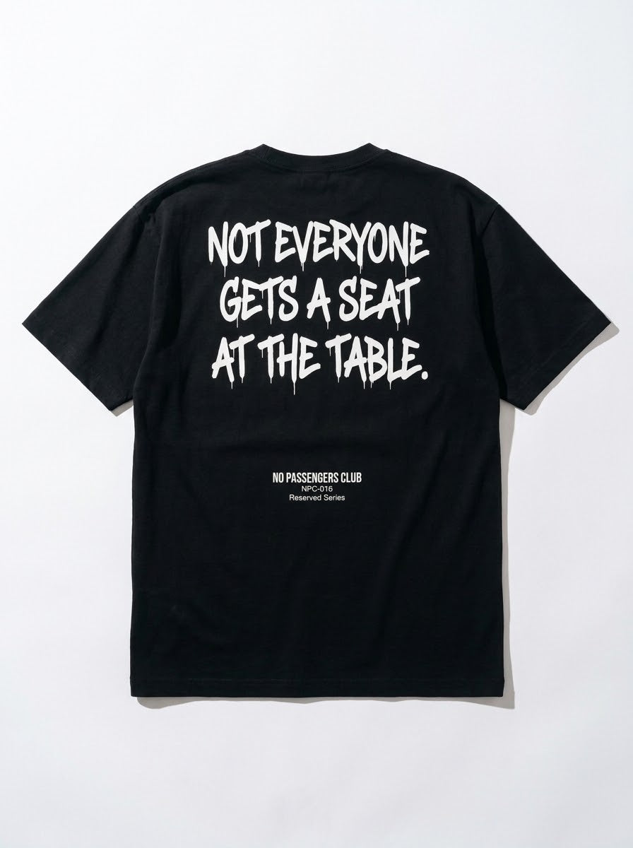 NOT EVERYONE Oversized Black T-shirt