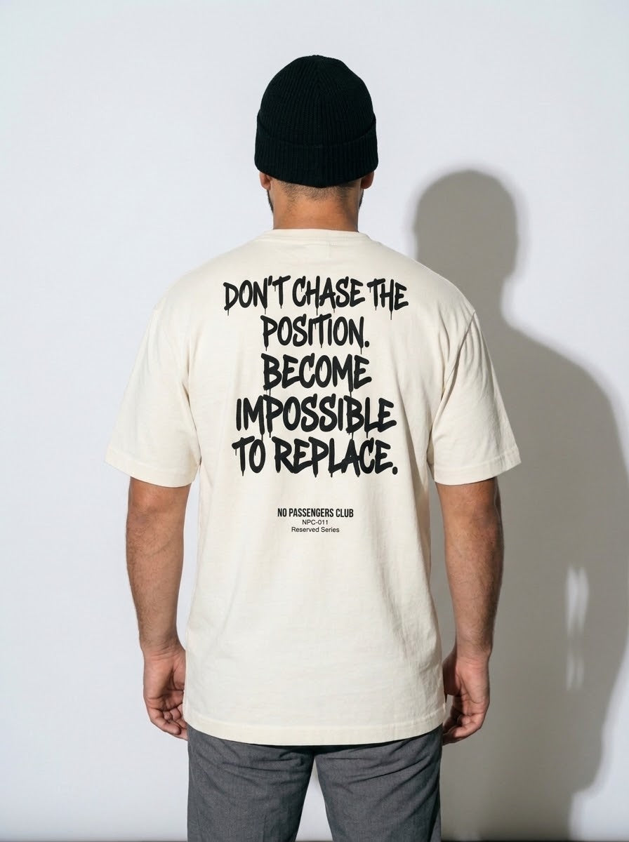 DON'T CHASE Oversized T-shirt